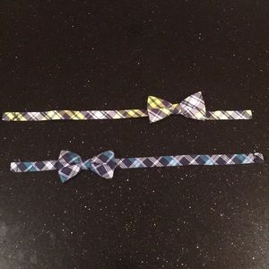 2 Men’s Plaid Bow-Ties